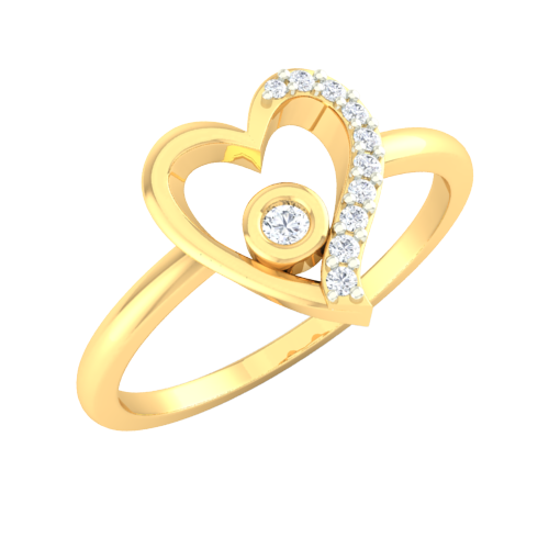 In Heart Diamond Ring