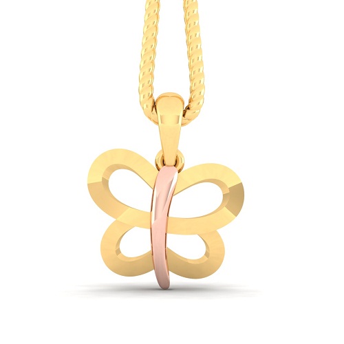 BUTTERFLY GOLD PENDANT